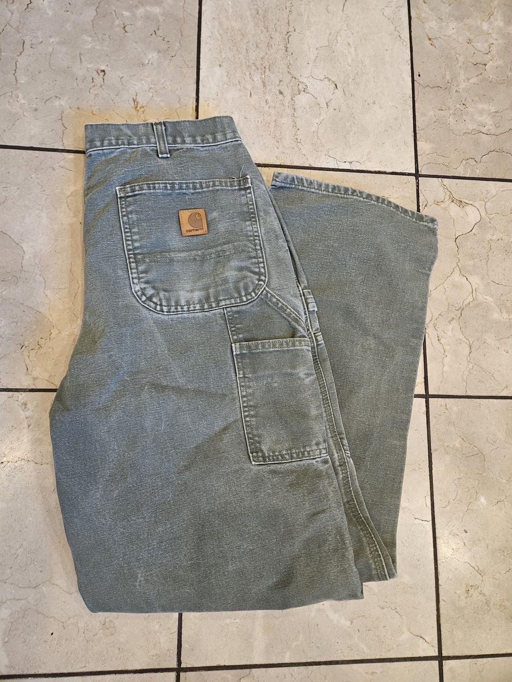 Carhartt Men’s Green Work Pants